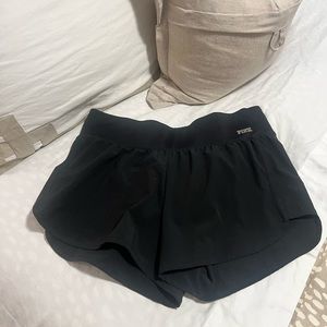 VS Pink | Black Athletic Shorts